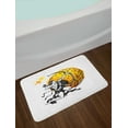 thumbnail image 2 of Zodiac Sagittarius Bath Mat, Ancient Greek Mythical Figure Sketch with Bow and Arrow Motif, Non-Slip Plush Mat Bathroom Kitchen Laundry Room Decor, 29.5 X 17.5 Inches, Marigold Black White, Ambesonne, 2 of 2