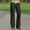 Dark Gray, variant on Blmnix Fall Pants for Woman Parachute Blue Straight Leg High Waist Wide-Leg Full Cargo Pants for Lady Casual