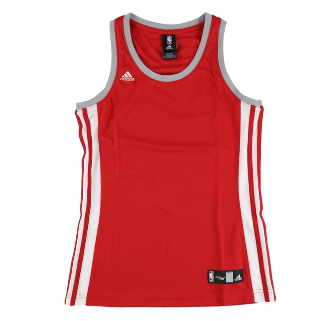 Adidas Womens Blank NBA Jersey, red, M