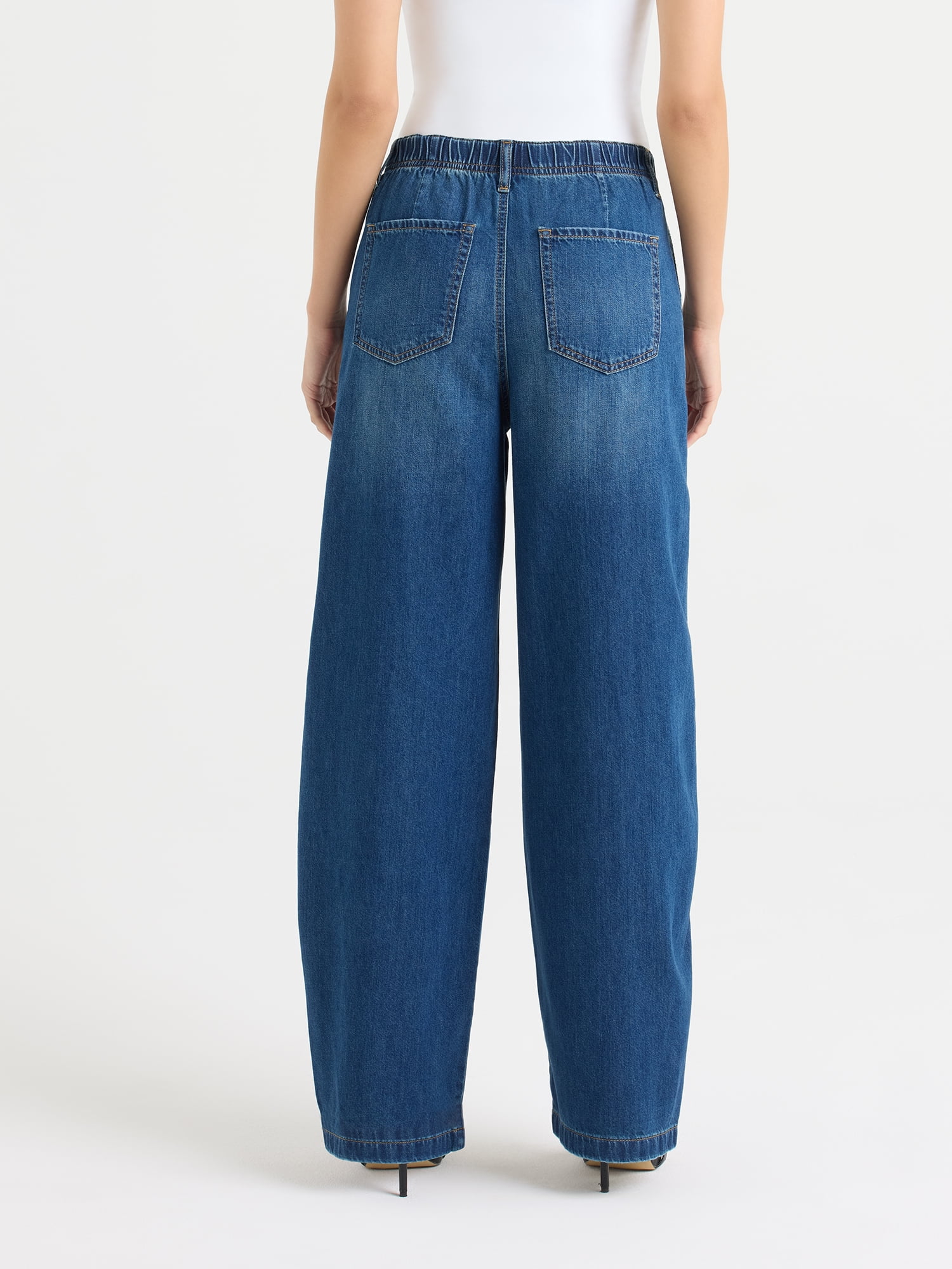 Sofia by Sofia Vergara Women's and Women's Plus Size Diana Relaxed Trousers, 30.5" Inseam, Sizes 0-26W