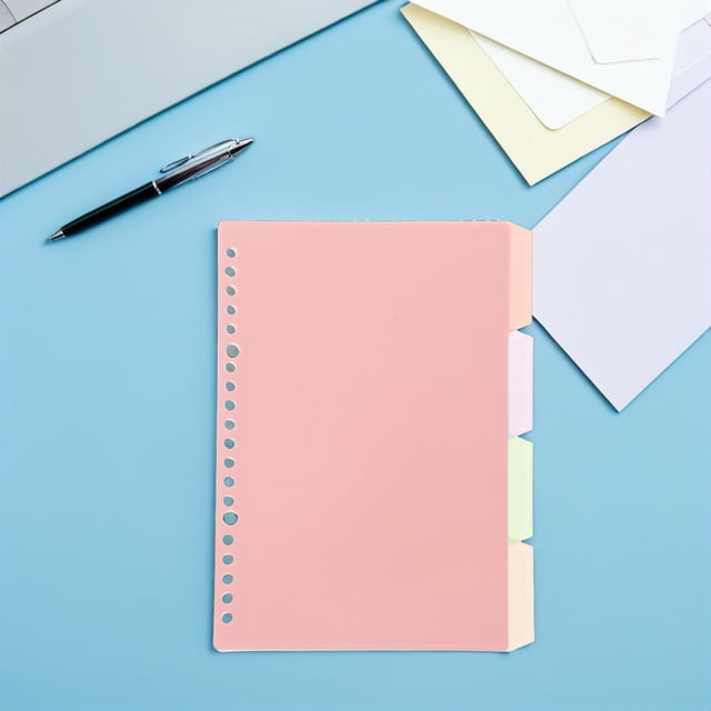 FUTUREORYY 6Jgo Separadores Para Cuaderno Con Pestañas Coloridas Moderno Y Duradero