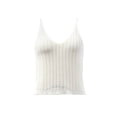 thumbnail image 1 of Ropa Playa Ocean Pacific para Mujer Blusa Corta Tejida Sin Manga Cuello V Blanco Talla EG, 1 of 4