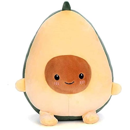 Cute Fruit Avocado Plush Toy Stuffed Doll Cushion