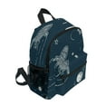 thumbnail image 2 of Mini Backpack Rockets and Planets Pattern - Durable with Safety Features for 3-8 Years, 2 of 9