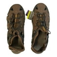 thumbnail image 3 of Eddie Bauer Men's Enclosed Toe Bungee Closure Rainer Sandals (Brown, 11M), 3 of 5