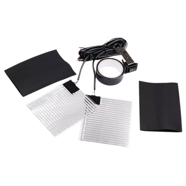 SGACAI Guantes calefactables universales para manillar de motocicleta de 12 V con interruptor de encendido y apagado #⭐