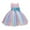 Blue, variant on Girls Midi Dress Toddler Girls Color Net Yarn Bowknot Birthday Party Flowers Gown Kids Dresses New Long Sleeve Round Neck Dress Blue 3-4T