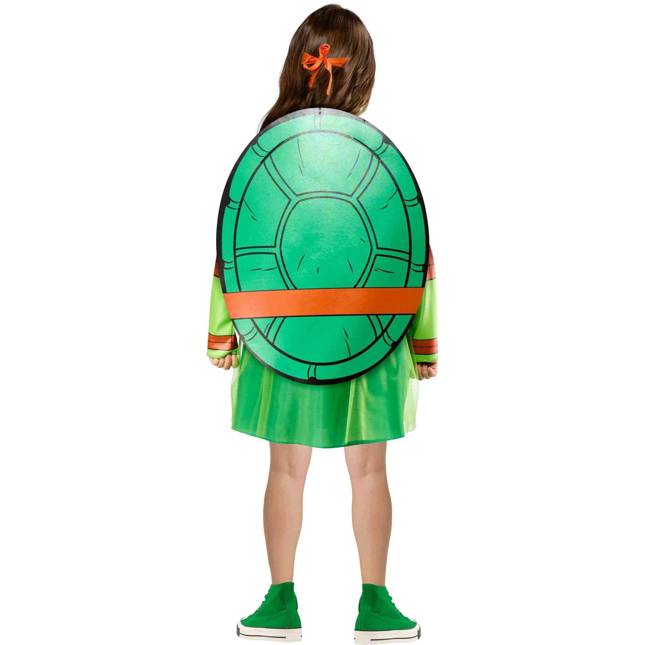 Teenage Mutant Ninja Turtles 4-in-1 Halloween Costume for Children, Girl's Size S (6/6x), by Rubies