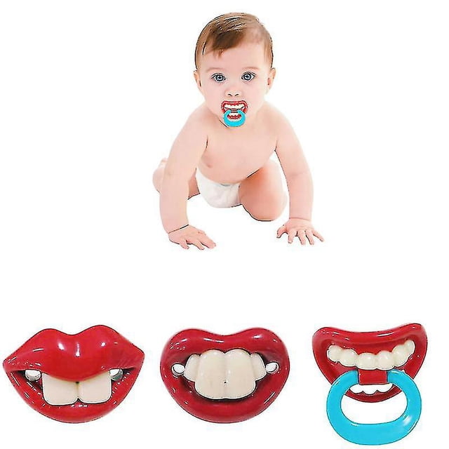 Chupetes divertidos para bebés YONGSHENG 3 uds Sin BPA 0 a 6 meses