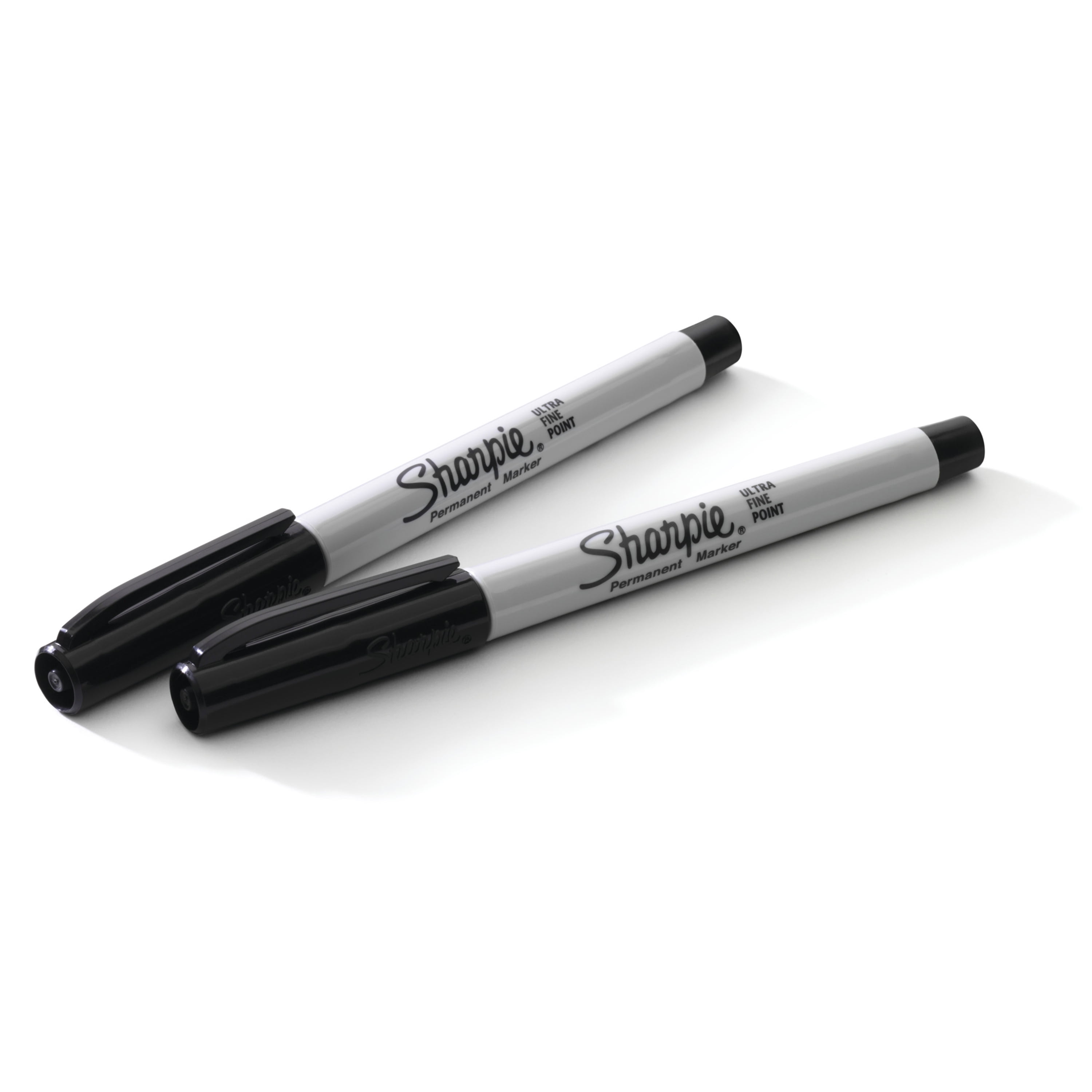 Sharpie Permanent Markers, Ultra Fine Point, Black, 5 Count 