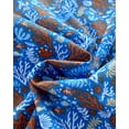 thumbnail image 4 of PUL Coated Jersey Stretch Knit Dress Fabric Blue - per yard, 4 of 6