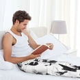 thumbnail image 5 of Sikiie Monochrome Flying Ravens Pajama Pants Men, PJ Bottoms, Sleep & Lounge Pants-XX-Large, 5 of 6