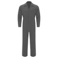 thumbnail image 3 of TTAO Adult Men Work Bodysuit One-piece Workwear Fashion Wear-resistant Work Clothing Mechanic Uniform Grey XXL, 3 of 7