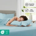 thumbnail image 5 of Regency Heights King 4-Piece 144TC Solid Cotton Sheet Set Light Blue, 5 of 10