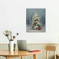 thumbnail image 2 of ONETECH Gallery Wrapped Canvas Wall Art Print for Holiday Decor, 16x20, Cardinals and Christmas, 2 of 4