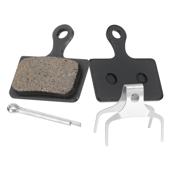 Disc Brake Pad 1.03" x 1.16" Semi-Metallic Resin Bike Brake Pads with Spring and Pin for BB7 M355 M446 M640 Mountain Road Bikes, Black