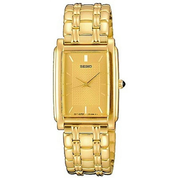 Seiko Men's Gold Plated Quartz Watch SFWL88 