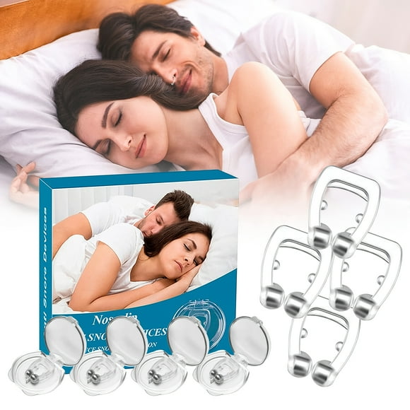 EIMELI 20-Pcs Nasal Breathing Dilator Kit Comfortable Sweat-proof Nose Clips Enhance Airflow Reduce Snoring Improve Sleep Quality Anti-Snoring Device