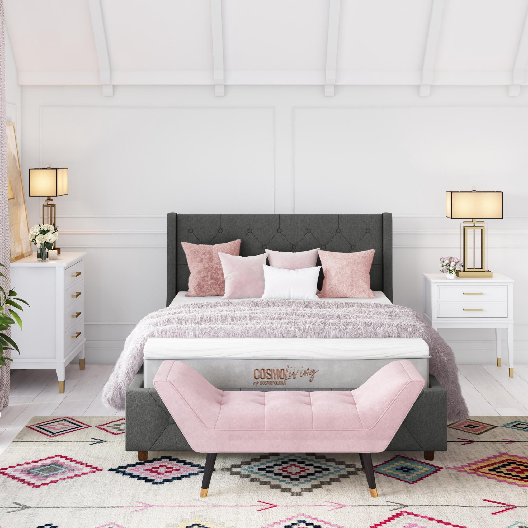 CosmoLiving by Cosmopolitan Westerleigh 4-Drawer Dresser, White