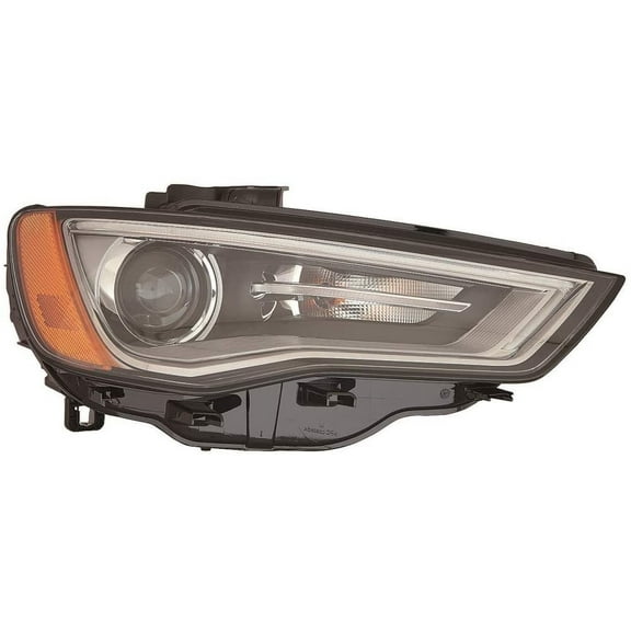 2015 2016 Audi A3 Quattro Premium model- Right Passenger Side without Curve Lightning HID/ Xenon Headlight