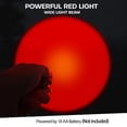 thumbnail image 3 of Linterna HinsGEAR LED roja de modo único con lente ajustable, 3 of 7