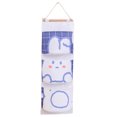 thumbnail image 1 of Bolsa de almacenamiento para colgar en la pared, 3 bolsillos, impermeable, para juguetes Conejo, 1 of 8