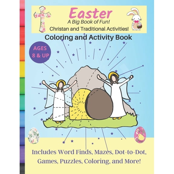 Easter A Big Book of Fun Christian and Traditional Activities: Coloring and Activity Book (Paperback)