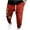 Red, variant on cllios Mens Sweatpants Drawstring Snowflake Graphic Jogger Pant Christmas Running Workout Trouser Casual Slim Fit Pants