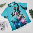 thumbnail image 4 of Apex Legends Lifeline Casual Short Sleeve Shirt Lapel Collar Shirt Summer Beach Shirt XL, 4 of 8