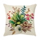 thumbnail image 4 of Juego de 4 fundas de cojín de 45x45 cm, funda de almohada decorativa con estampado de flores para sofá, sala de estar, dormitorio, silla, decoración del hogar, 4 of 5
