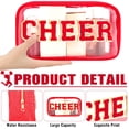 thumbnail image 3 of Bolsa de maquillaje Abbylike Cheer Clear Makeup Letter Bag Cosmetic, 3 of 6
