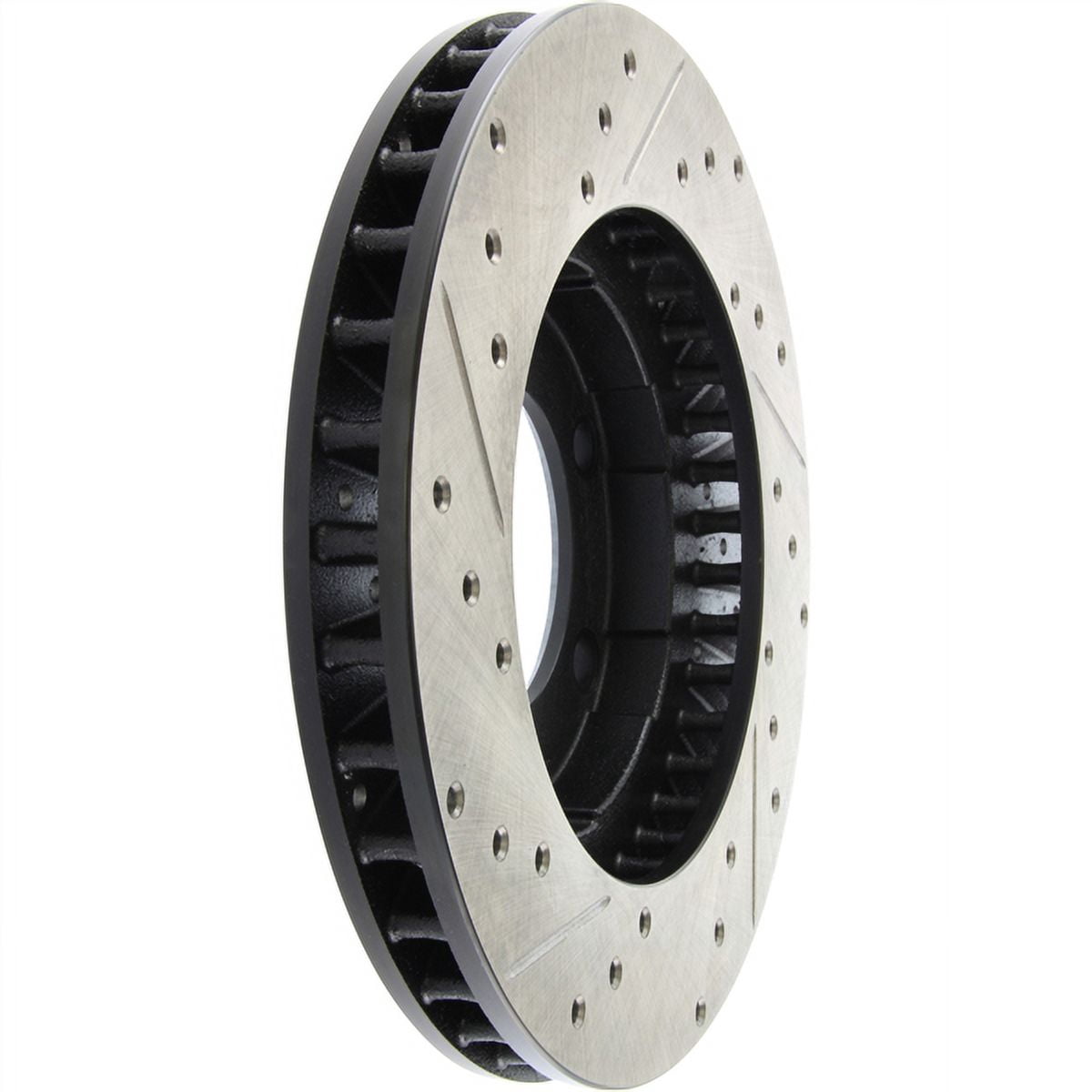 StopTech Sport Cryo Drilled & Slotted Brake Rotor; Front Left
