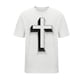 thumbnail image 5 of Camisas de Manga Corta de los Hombres Casual Pascua-Impresión Suelta Deportes Elásticos Cuello Redondo, Suave Blusa de Poliéster Spandex, 5 of 6