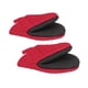 thumbnail image 5 of 2 piezas de guantes de horno de mitadios de mini horno con bucle colgante horno lavable mitteno gadgets soporte para macetas para barbacoa de parrilla Rojo, 5 of 8