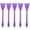 Purple, variant on Hzzsbu 5Pcs Double-Ended Silicone Epoxy Brushes Resin Applicator Stirring Sticks