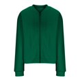 thumbnail image 3 of Patlollav Women's Casual Winter Knitted Long Sleeve Solid Zippered Sweater Jacket, 3 of 6