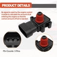 thumbnail image 3 of APPLAYERR MAP Sensor for Engine Control Plastic New OEM 881731 861249A1 3861321 Convenient Use, 3 of 10