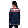 thumbnail image 3 of RWB Womens Round Neck Pullover Sweater Navy Blue 2X-Large, 3 of 3