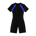 thumbnail image 4 of Ensembles de Bikini pour Femmes Mode Féminine Maillot de Bain à Manches Courtes à Fermeture Éclair Colorée, 4 of 4