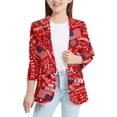 thumbnail image 1 of Kids Boys Girls' Independence Day Printed Personality Suit Jacket, 1 of 4