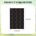 thumbnail image 4 of Kdxio Mardi Gras Carnival Pattern Golf Towel (24" X 16") with Carabiner Clip - The Convenient Golf Cleaning Towel, 4 of 8