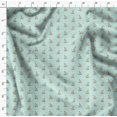 thumbnail image 4 of Soimoi Green Velvet Fabric Dot & Deer Animal Decor Fabric Printed Yard 58 Inch Wide, 4 of 5