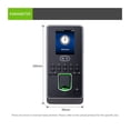 thumbnail image 4 of ZK Multibio800-H 400 Face Fingerprint Recognition Door Access Control System TCP/IP Biometric Facial Time Attendance Rocorder ,Easy to Use, 4 of 7