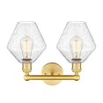 thumbnail image 3 of Innovations Lighting  Cindyrella - 2 Light 17" Bath Vanity Light Satin Gold/Seedy, 3 of 5