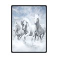 thumbnail image 1 of RYLABLUE Horse Fleece Blanket Throw Blanket 58x80 inches, 1 of 1