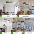 thumbnail image 6 of Black Marble Magnetic Fluorescent Light Covers for Ceiling Lights 2x4Ft, Retro Chic Abstract Mottled Texture Art Office Classroom Kitchen Drop Ceiling Light Covers Lighting Filters Shade Panel 2Packs, 6 of 9