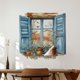 thumbnail image 4 of Pegatinas de pared con diseño de acuarela para alféizar de ventana, macetas, plantas, decoración de vinilo para sala de estar, dormitorio, papel tapiz, mural de 23,6 pulgadas, 4 of 8