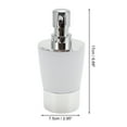 thumbnail image 4 of Unique Bargains 1 Set  Plating Soap Pump Dispenser Set for Bathroom for Laundry Rooms White, 4 of 6