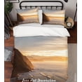 thumbnail image 3 of 3D Sunset Sky Mountain Beach Quilt Cover Set Ropa de Cama Set Funda Nórdica, 3 of 3