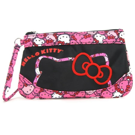 Hello Kitty - Hand Bag - Hello Kitty - Sanrio Mania Wristlet Black/Pink ...